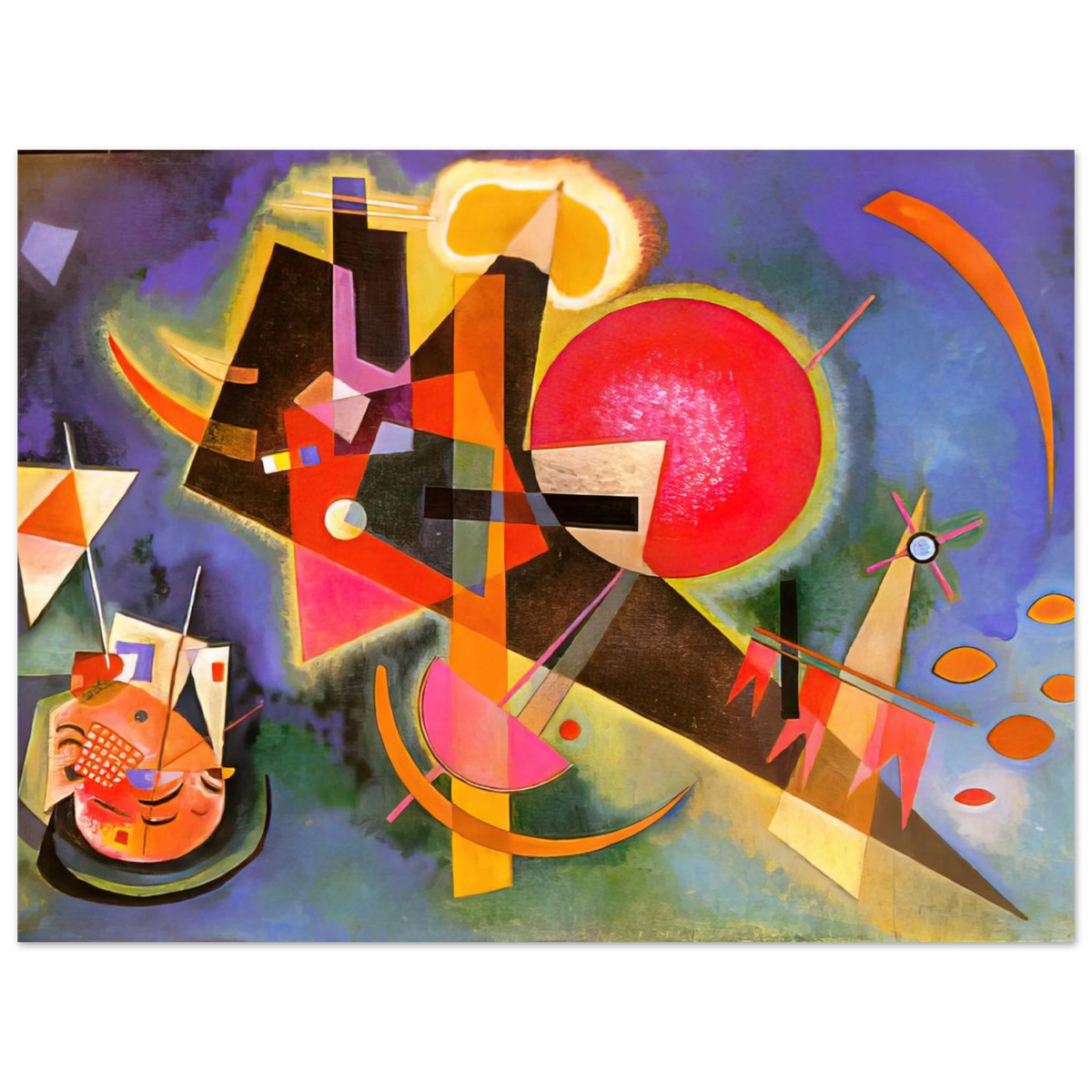 In Blue by Wassily Kandinsky (1925) – art poster