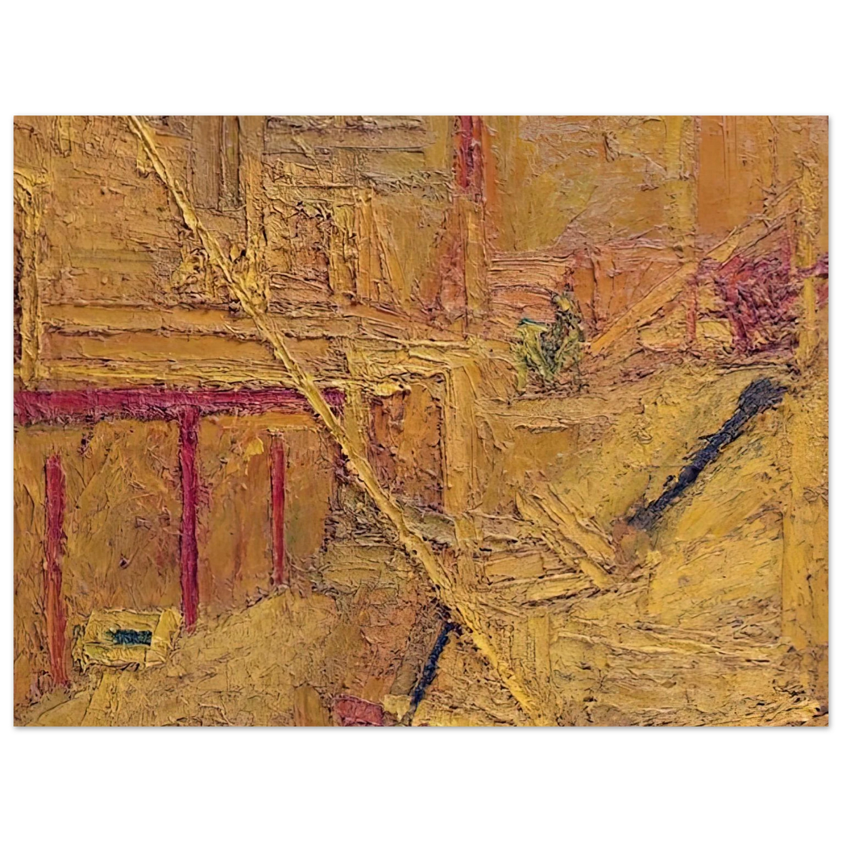 Maples Demo by Frank Auerbach – art poster