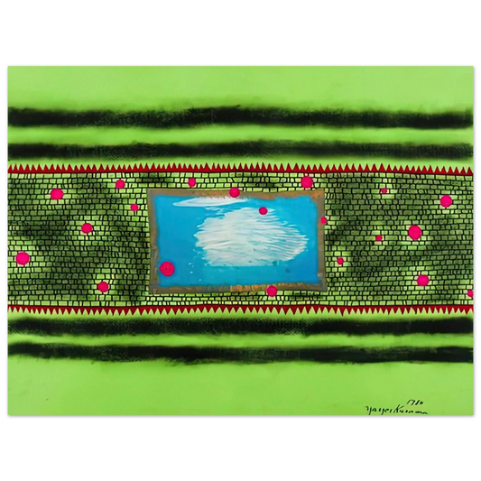 Traveling Water by Yayoi Kusama (1980) – art poster