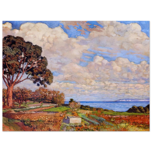 Large Tree Near The Sea by Theo van Rysselberghe (1919) – art poster, view 2