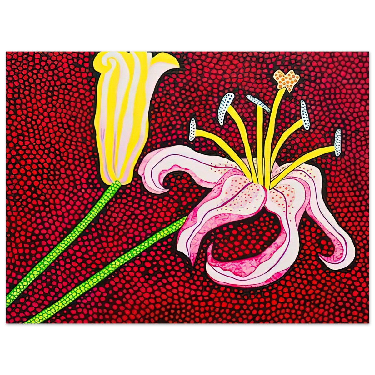 Ready To Blossom In The Morning by Yayoi Kusama (1989) – art poster, view 2