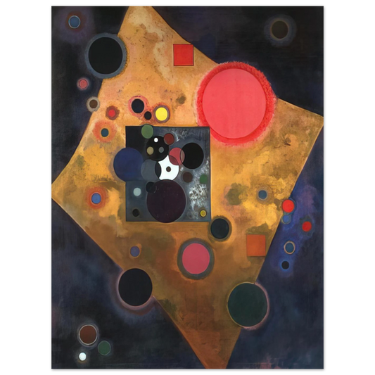 Accent On Rose by Wassily Kandinsky (1926) – art poster