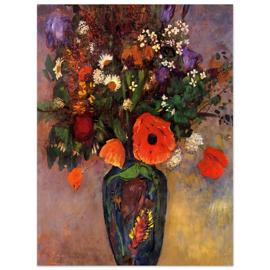 Vase De Fleurs by Odilon Redon – art poster, view 2