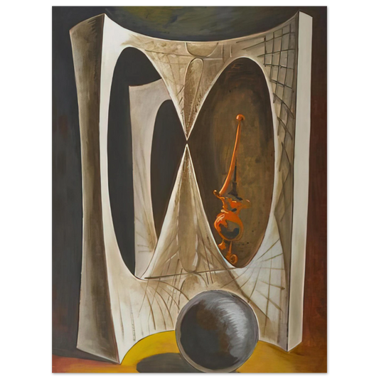 Diderot's Harpsichord Or The Merchant Of Venice by Man Ray – art poster