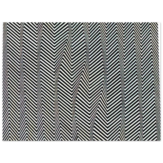Descending by Bridget Riley (1966) – art poster