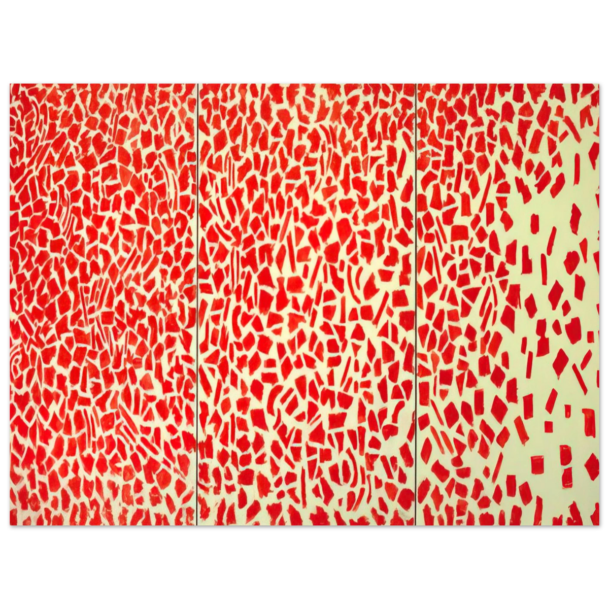 Red Azaleas Singing And Dancing Rock And Roll Music by Alma Woodsey Thomas (1976) – art poster, view 2