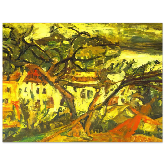 Landscape Of The South Of France by Chaim Soutine – art poster, view 2