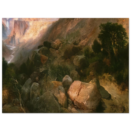 Golden Gate Yellowstone National Park by Thomas Moran – art poster