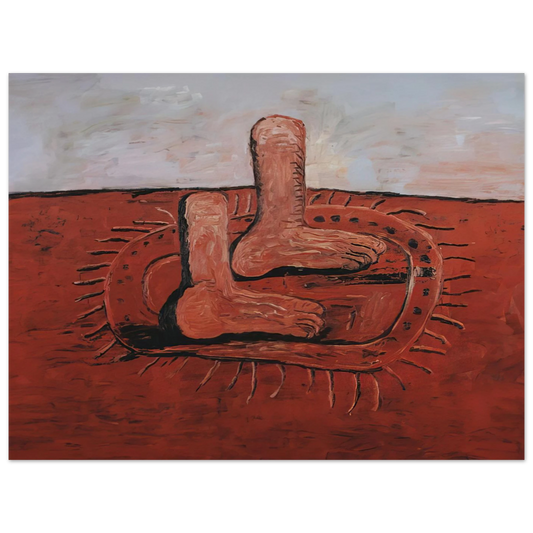 Two Fat Feet by Philip Guston – art poster
