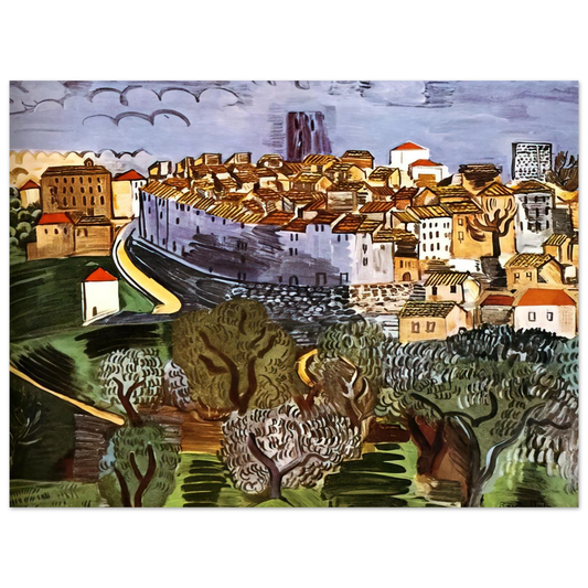 Vence by Raoul Dufy (1923) – art poster