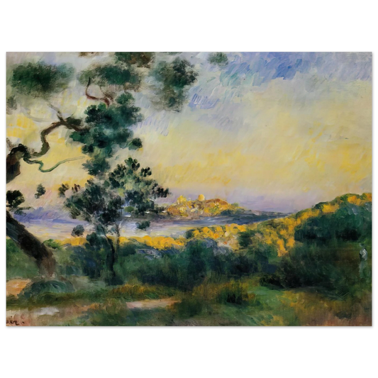 View Of Antibes by Pierre-Auguste Renoir – art poster