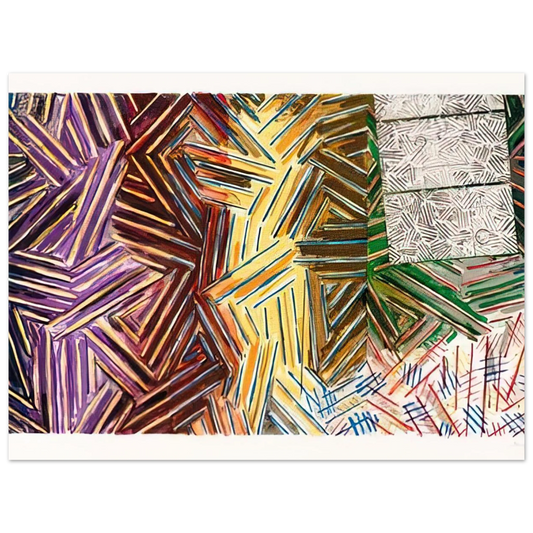 Between The Clock And The Bed 0 by Jasper Johns (1989) – art poster, view 2