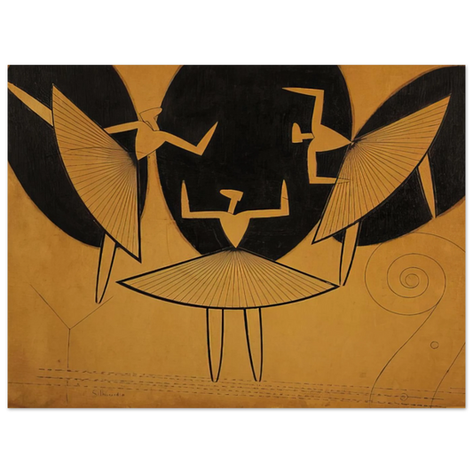 Silhouette by Man Ray – art poster