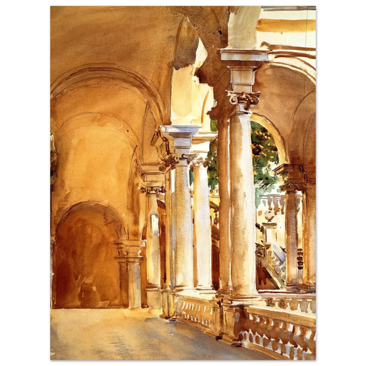 Genoa, The University by John Singer Sargent – art poster