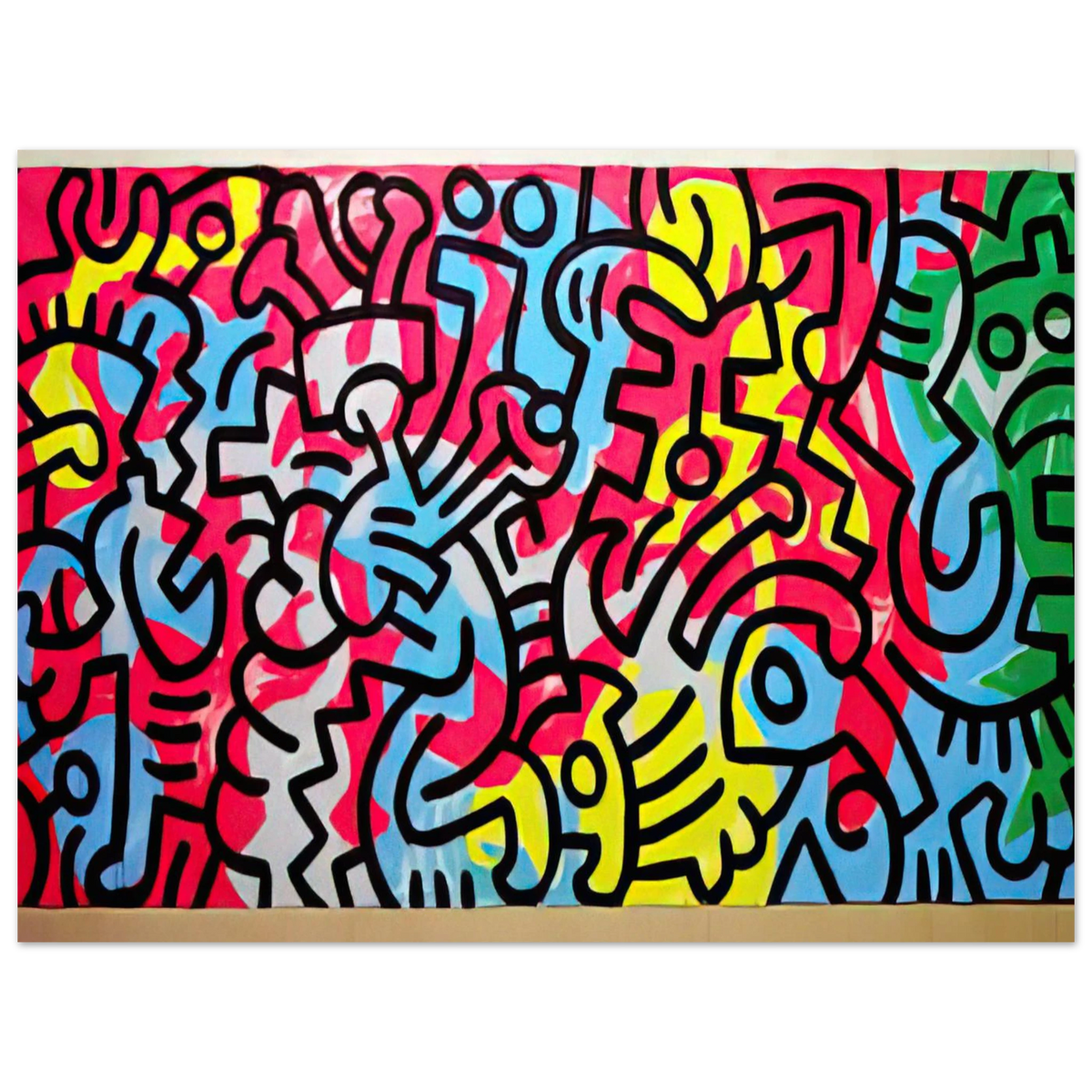 Untitled by Keith Haring (1987) – art poster, view 2