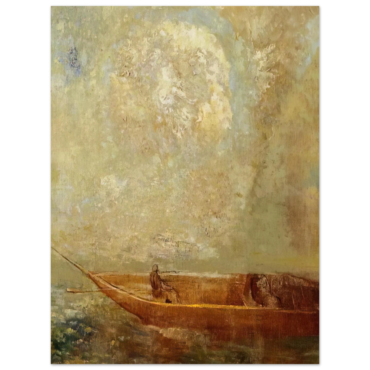 A Boat by Odilon Redon – art poster, view 2