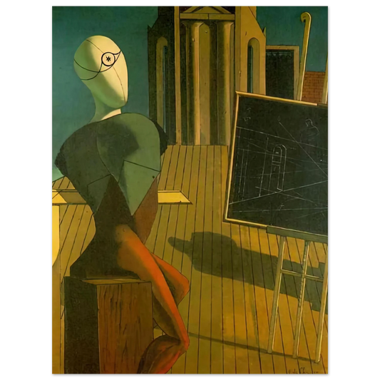 The Profit by Giorgio de Chirico (1915) – art poster, view 2