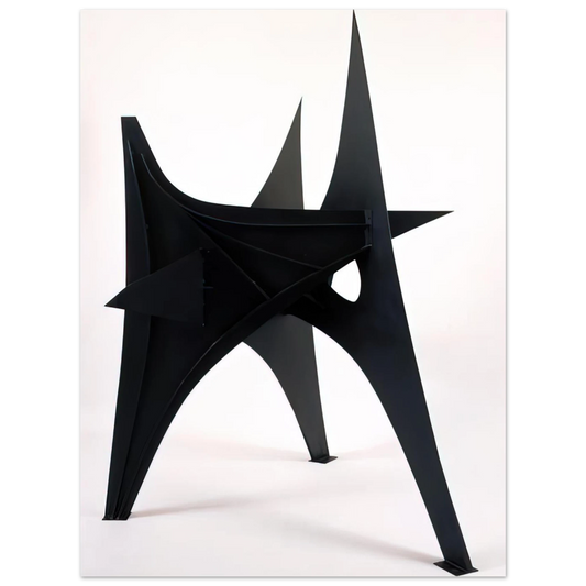 Trois Pics Intermediate Maquette by Alexander Calder (1967) – art poster, view 2