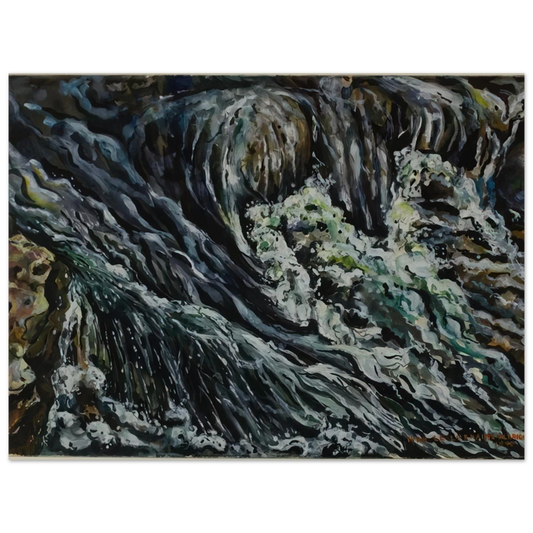Bridal Ten Sleep Falls by Ivan Albright – art poster