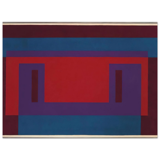 Red Wall by Josef Albers (1956) – art poster