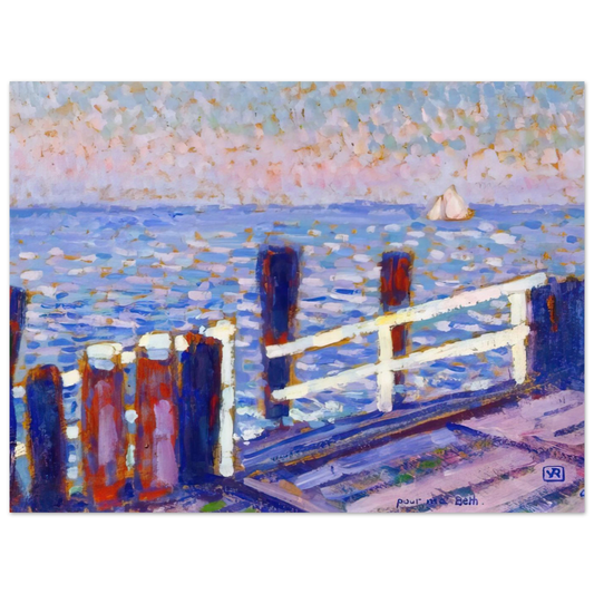 The Jetty by Theo van Rysselberghe (1906) – art poster