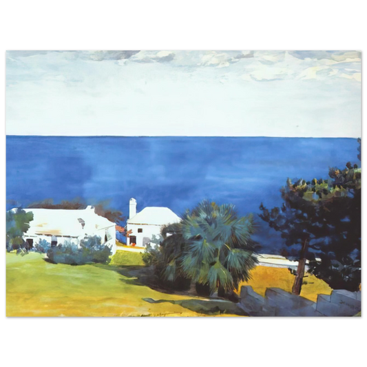 Shore At Bermuda by Winslow Homer – art poster, view 2