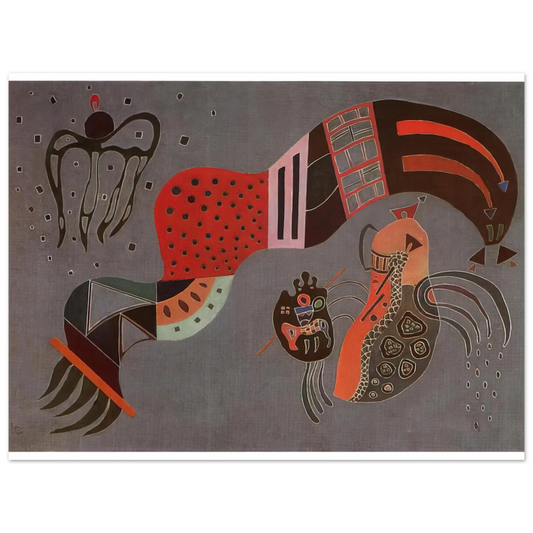 Tempered Elan by Wassily Kandinsky (1944) – art poster