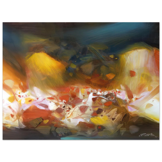 Vie Multipli E by Chu Teh-Chun (2005) – art poster