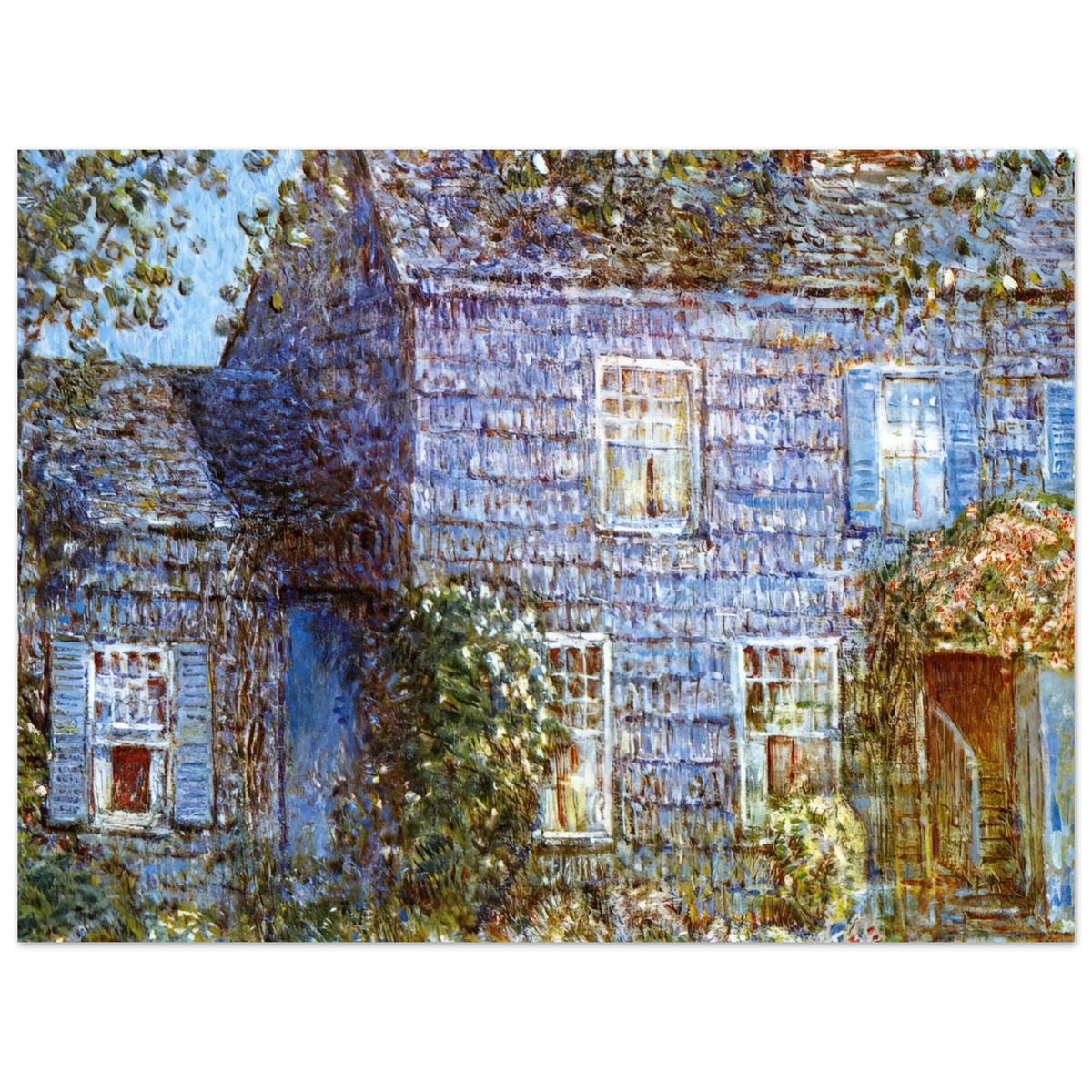 Hutchison House, Easthampton by Childe Hassam – art poster, view 2