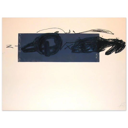 Z by Antoni Tapies (1981) – art poster