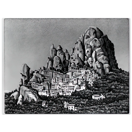 Pentedattilo Calabria October by M.C. Escher (1930) – art poster, view 2