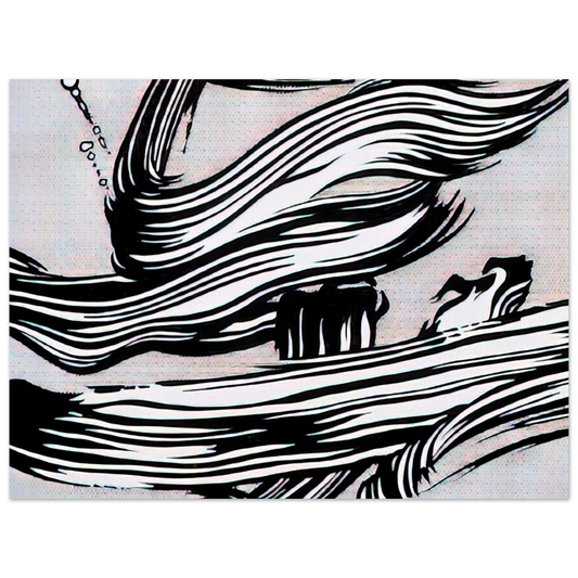 Brushstrokes by Roy Lichtenstein (1968) – art poster, view 2
