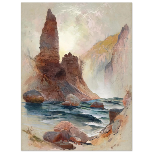 Tower Falls, Yellowstone by Thomas Moran – art poster, view 2