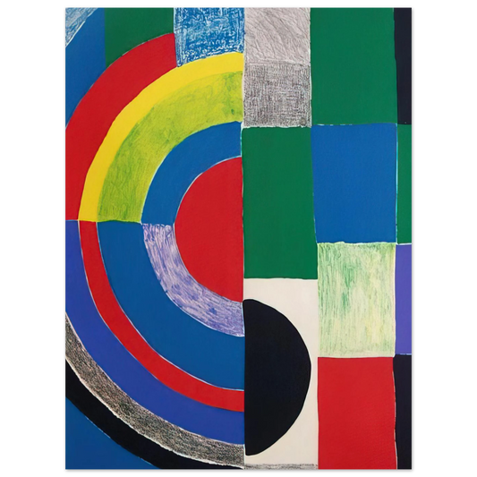 Color Rhythms by Sonia Delaunay – art poster, view 2