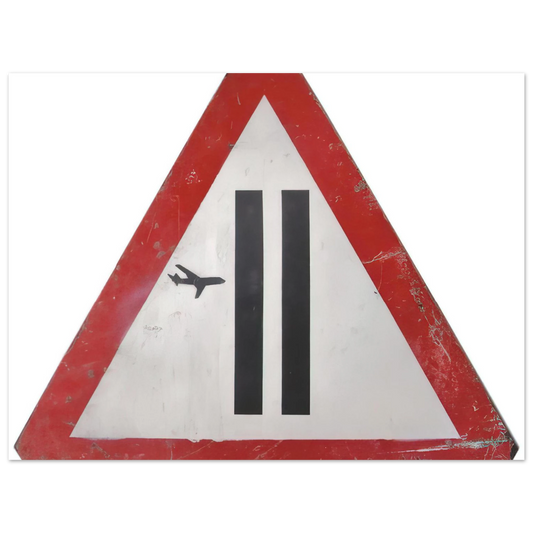 Warning Sign by Banksy (2006) – art poster, view 2