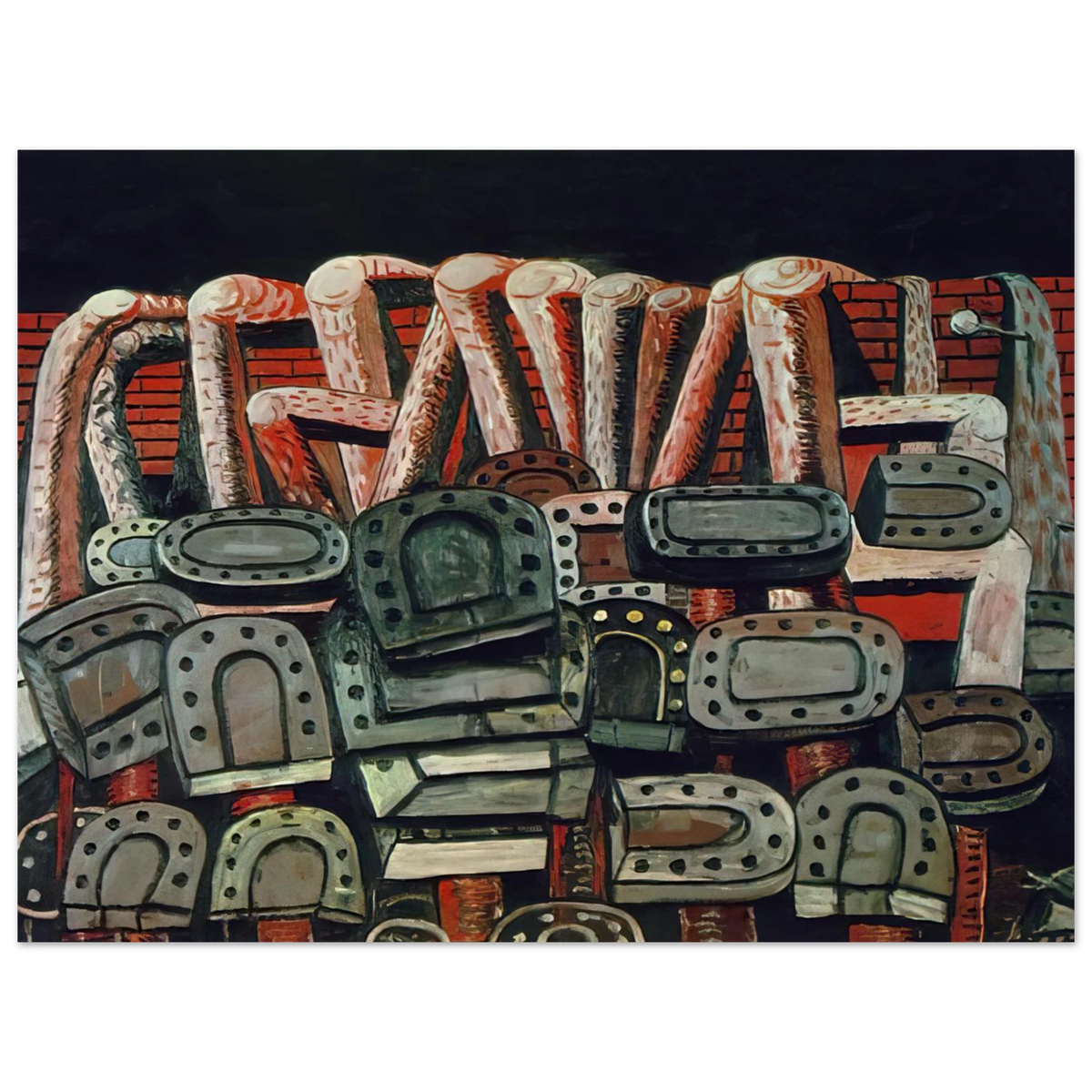 Ancient Wall by Philip Guston – art poster