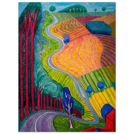 Untitled Artwork No. 5 by David Hockney – art poster, view 2