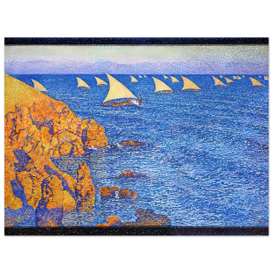 The Regata by Theo van Rysselberghe (1892) – art poster