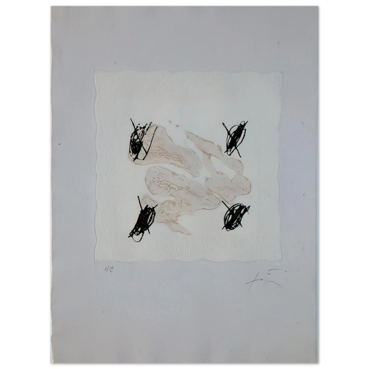 Petrificada Petrificante II by Antoni Tapies (1978) – art poster