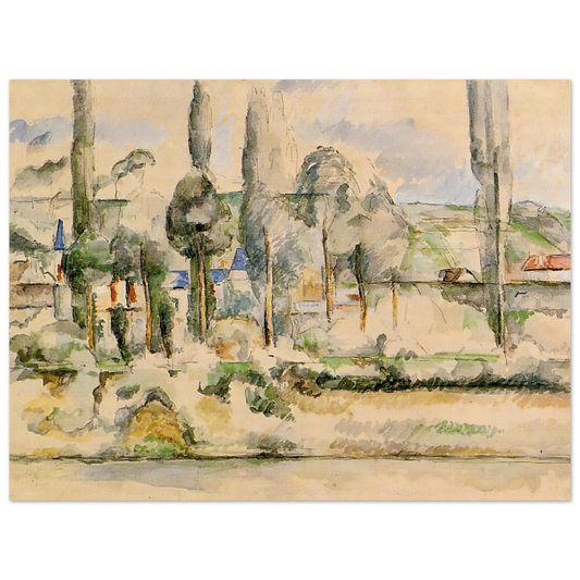 Chateau De Madan by Paul Cézanne – art poster, view 2