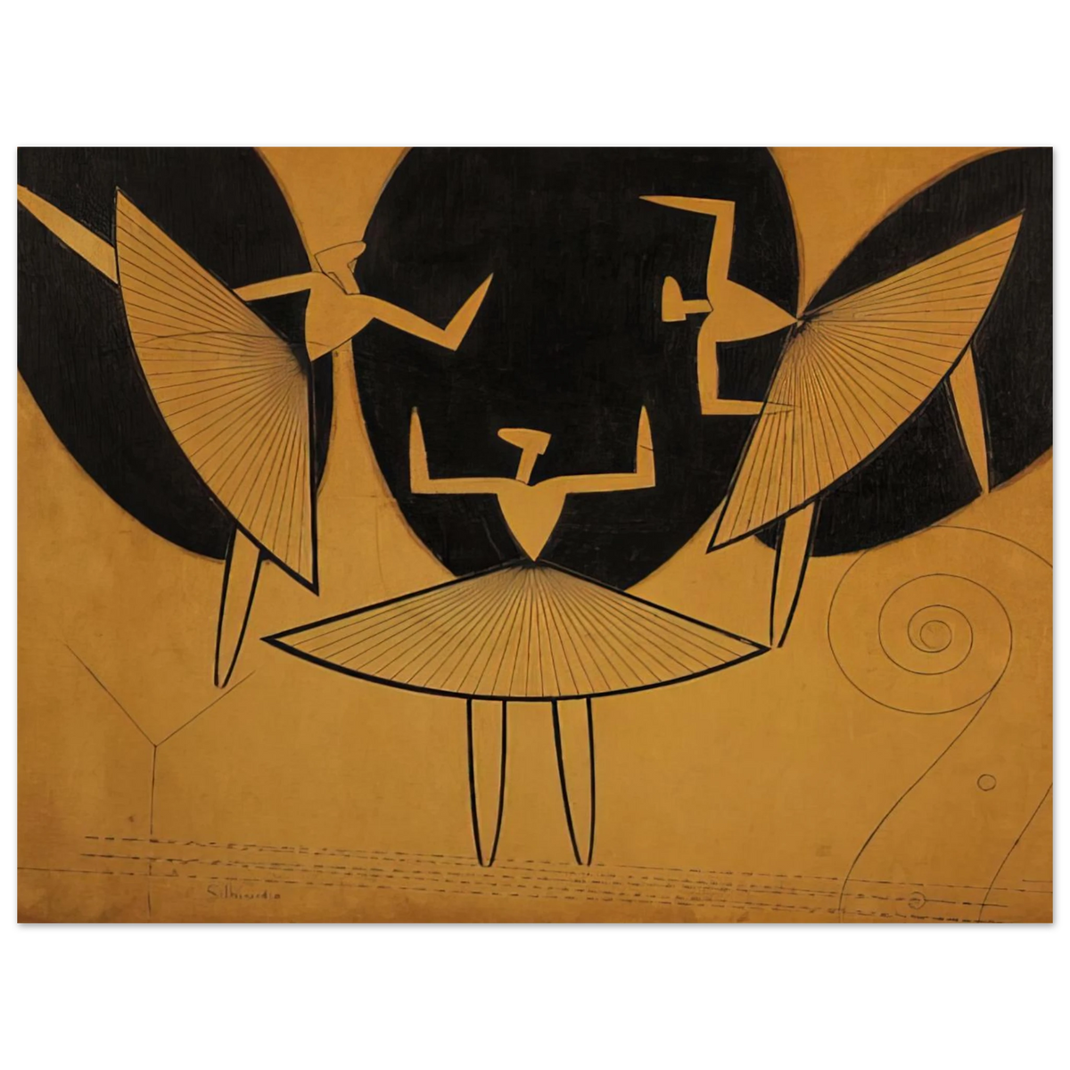 Silhouette by Man Ray – art poster, view 2