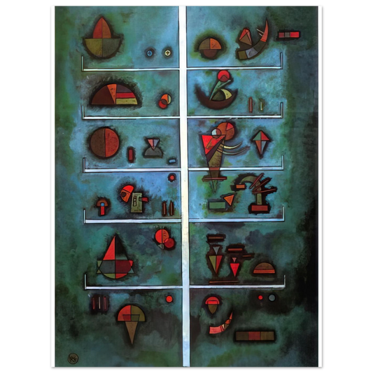 Storeys by Wassily Kandinsky (1929) – art poster