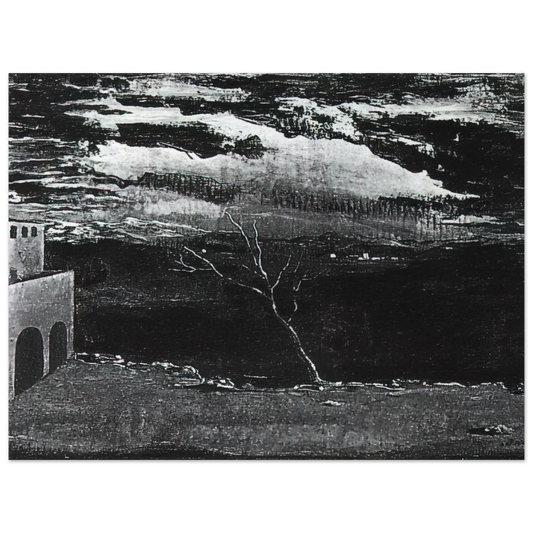 Landscape Near Ampurdan by Salvador Dali – art poster, view 2