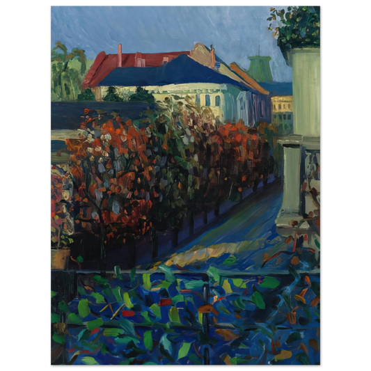 Blick Aus Der Bonner Wohnung by Gabriele Munter – art poster, view 2