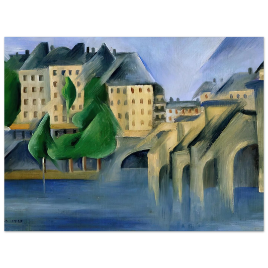 New Bridge by Tarsila do Amaral – art poster
