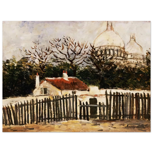 Sacre Coeur 2 by Maurice Utrillo – art poster