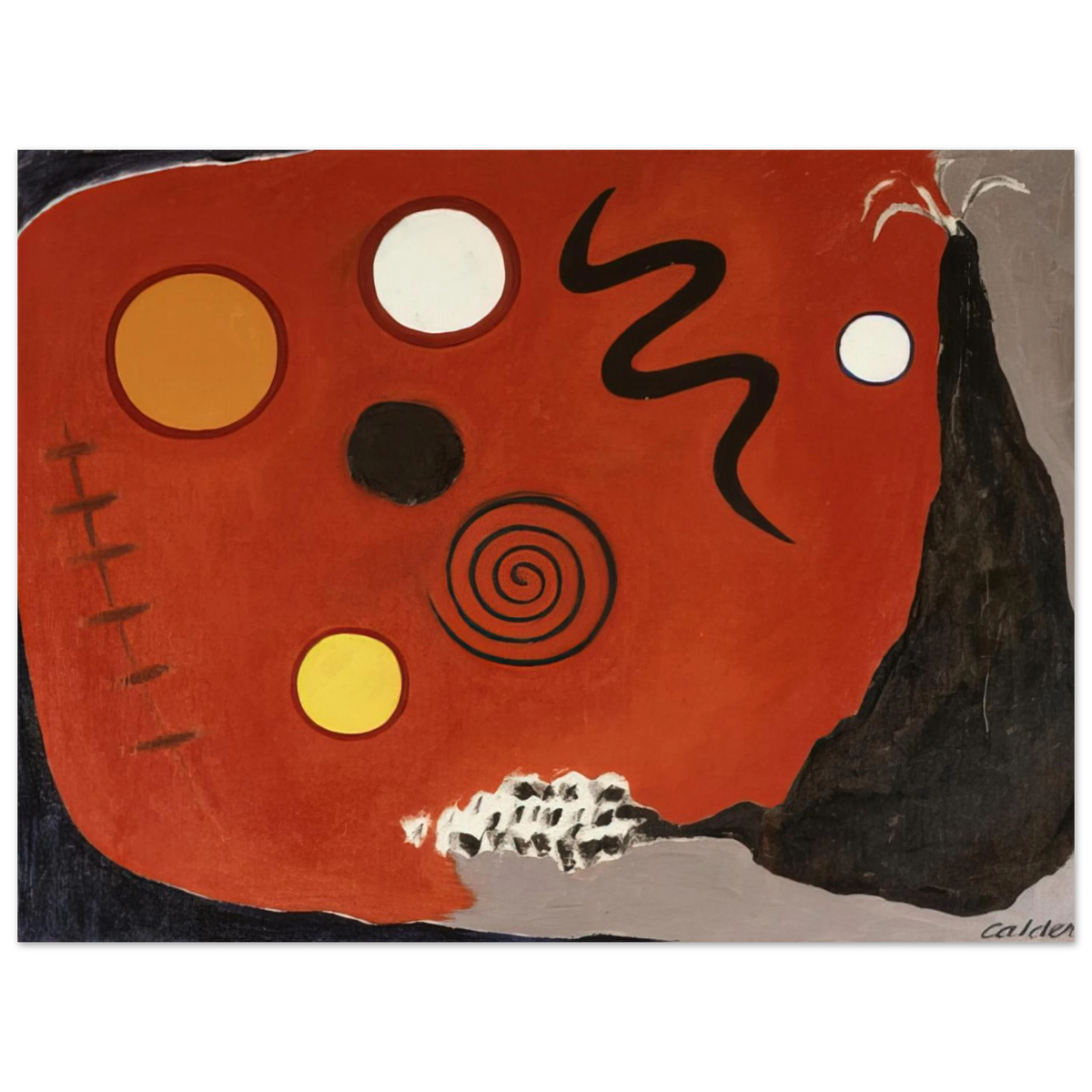 The Fuse by Alexander Calder (1947) – art poster