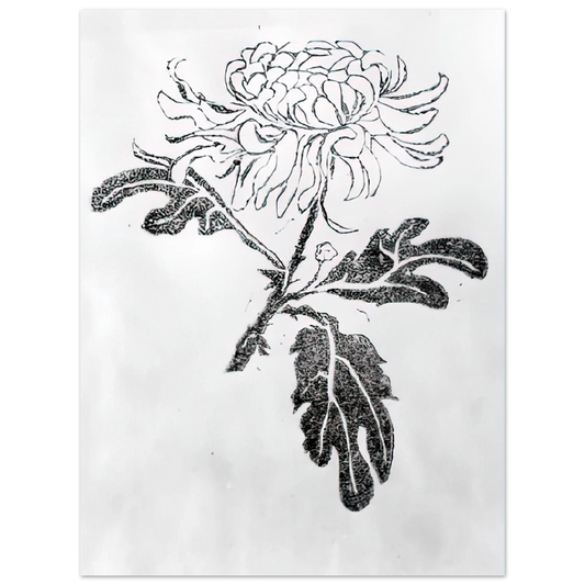 Chrysanthemum by M.C. Escher – art poster, view 2