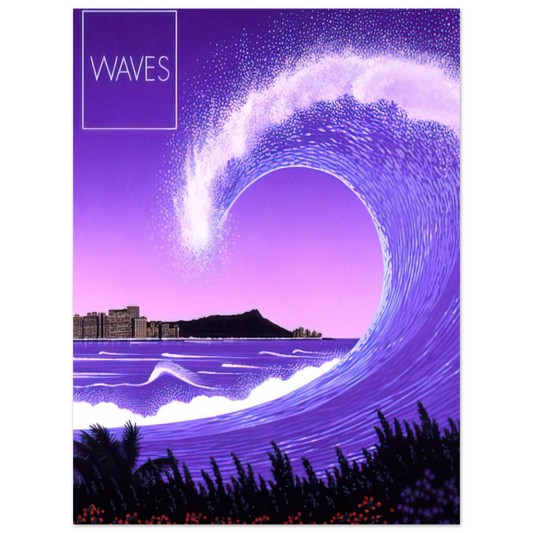 Waves No. 7 by Hiroshi Nagai – art poster
