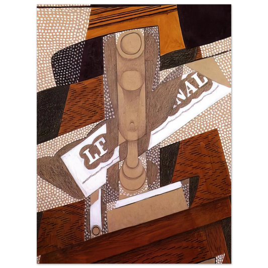 The Pipe by Juan Gris (1916) – art poster, view 2